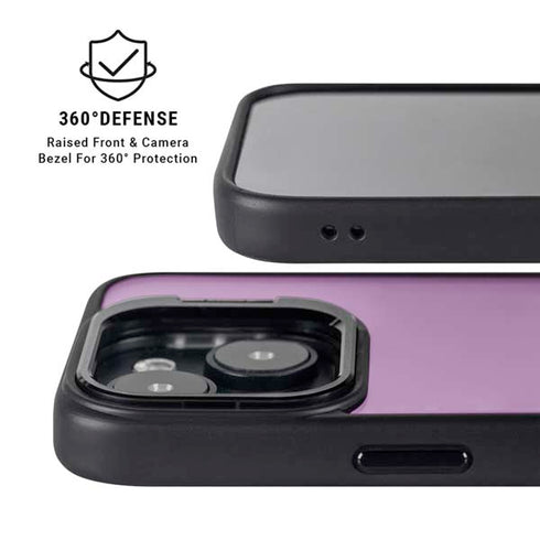 Purple iPhone 15 Kickstand Case